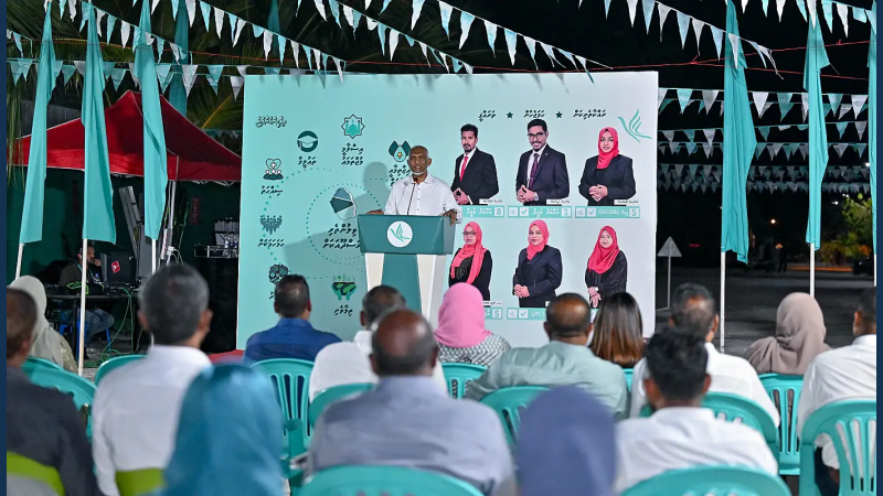 ފެންނަ ނުފެންނަ ވޯޓްގައި ޕީއެންސީ މެންބަރުގެ އިޙްލާޞްތެރިކަމާއި މެދު ރައީސް މުއިއްޒު ސުވާލު އުފައްދަވާ ވާހަކަފުޅު ދައްކަވައިފި