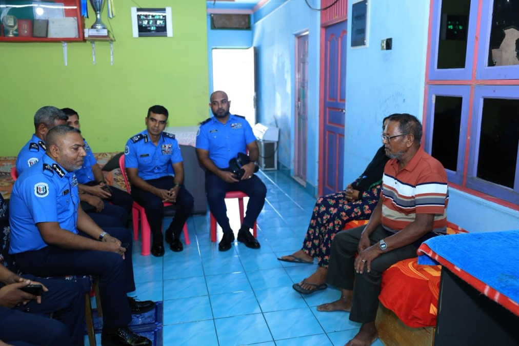 ކޮމިޝަނަރ އޮފް ޕޮލިސް އަޙްމަދު މުޙައްމަދު، ޝަހީދު ސާޖަންޓް އާދަމް ޙަލީމްގެ ޢާއިލާއާ ބައްދަލުކުރައްވައިފި