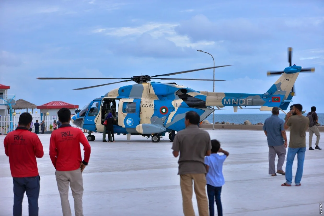 ރާއްޖޭގައި ހެލިކޮޕްޓަރު ދުއްވަން ފެށުމާ ބެހޭގޮތުން އަނެއްކާވެސް އިތުރު ވާހަކައެއް